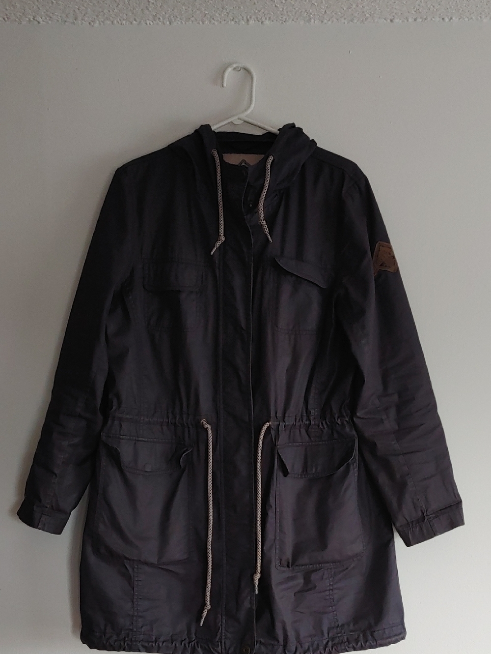 Beaver Canoe Utility Cargo Jacket L/XL Navy Blue